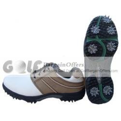 FootJoy men's golf shoes white/brown