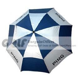 Ping golf umbrella white/blue