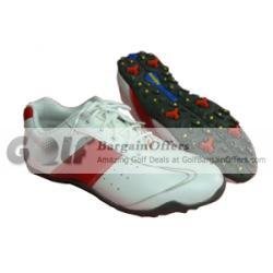 FootJoy women's golf shoes white/red