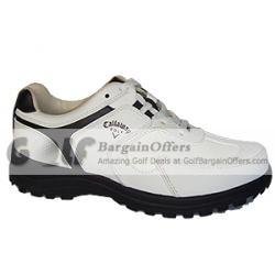 Callaway men's golf shoes white/brown