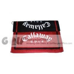 Callaway golf towel black/red