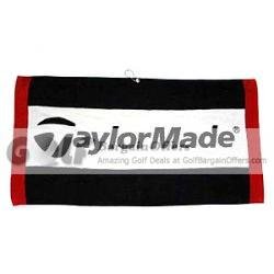 TaylorMade golf towel black/white/red
