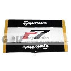 TaylorMade R7 towel black/white/yellow