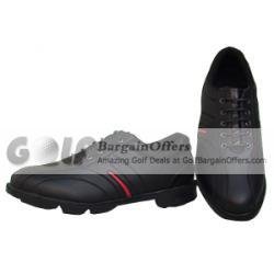 Adidas men's golf shoes black/scarlet
