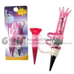 Golf Return Magnet Rubber Tees - 2 3/4 100Pack
