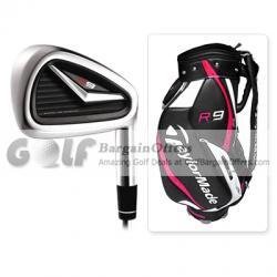 TaylorMade Golf Bag Black (R9)+R9 Irons 4-9PAS