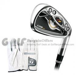 TaylorMade 2009 R7 CGB Max Irons 4-9PAS+ $1 for Golf Gloves