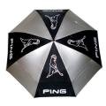 Ping golf umbrella sliver/black