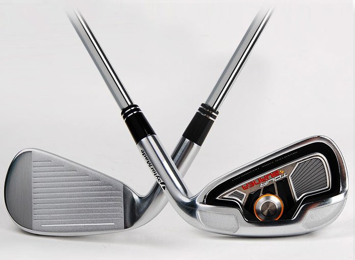 frontal and back insight of Tour Burner Iron Set